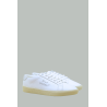 Baskets Court Classic SL/06 en Toile - Blanc / Argent - SAINT LAURENT