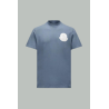 T-shirt Logo Pixel - Bleu Gris - MONCLER