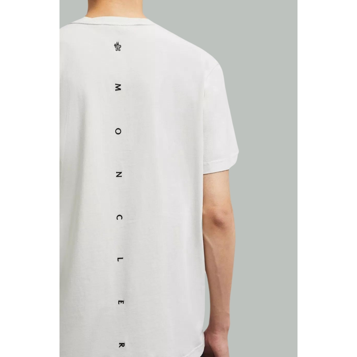 T-shirt Logo Back - Blanc - MONCLER