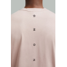 T-shirt logo back - Rose Poudré - MONCLER