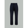 Pantalon en gabardine - Bleu -MONCLER