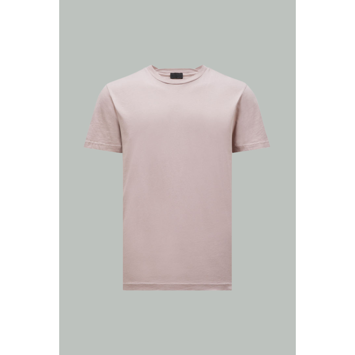 T-shirt logo back - Rose Poudré - MONCLER