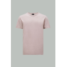 T-shirt logo back - Rose Poudré - MONCLER