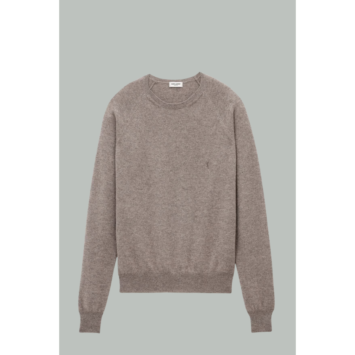 Pull Cassandre Cachemire Taupe - SAINT LAURENT