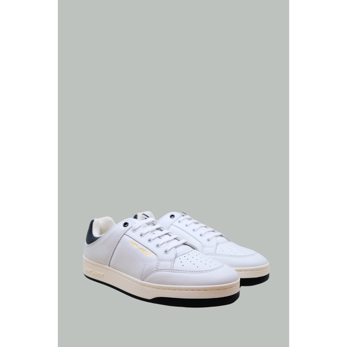 Baskets SL/61 - Blanc / Bleu - SAINT LAURENT