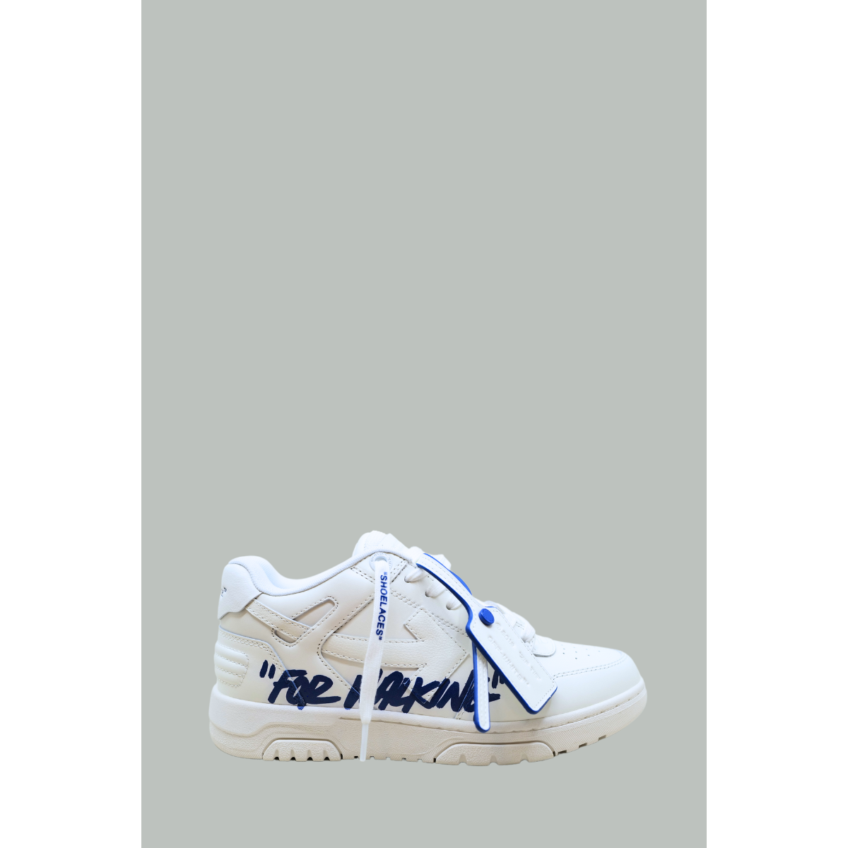 Out Of Office Tag  - Blanc / Bleu - OFF WHITE