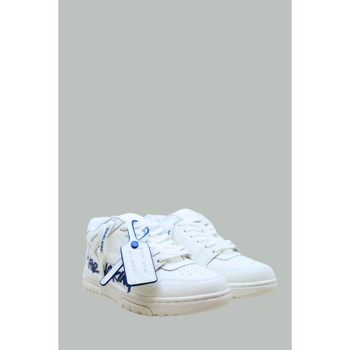 Out Of Office Tag  - Blanc / Bleu - OFF WHITE