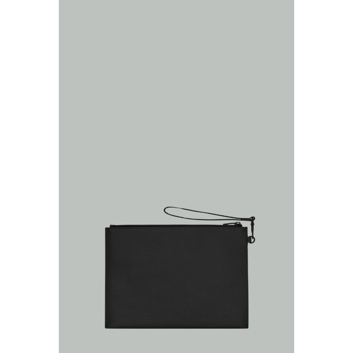 Cassandre Pochette Zippée En Cuir - Noir - SAINT LAURENT