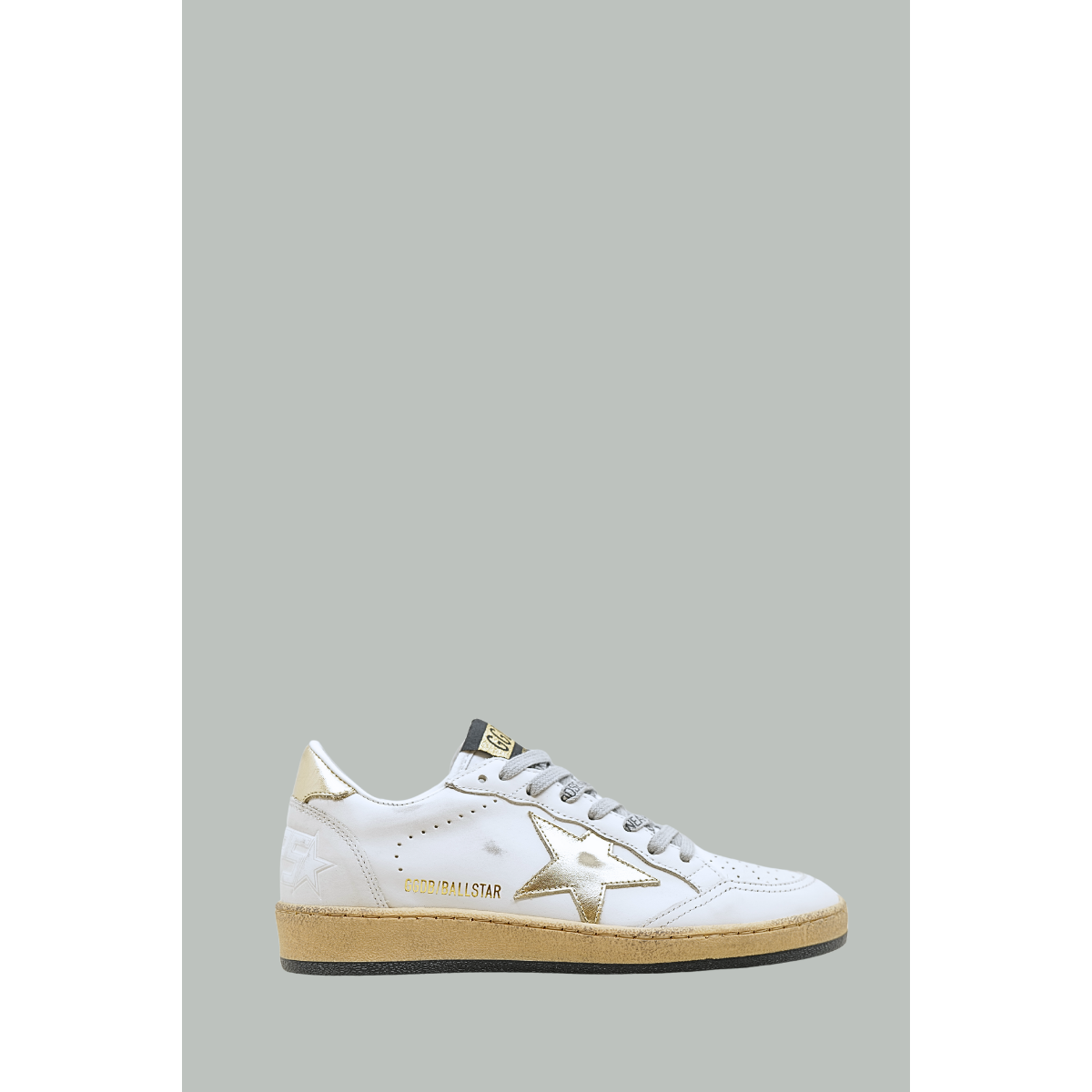 Baskets Ball Star Femme - Blanc / Or - GOLDEN GOOSE