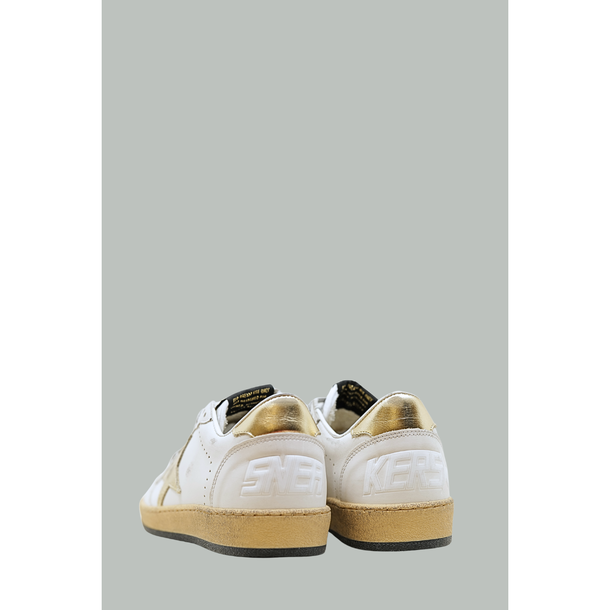 Baskets Ball Star Femme - Blanc / Or - GOLDEN GOOSE