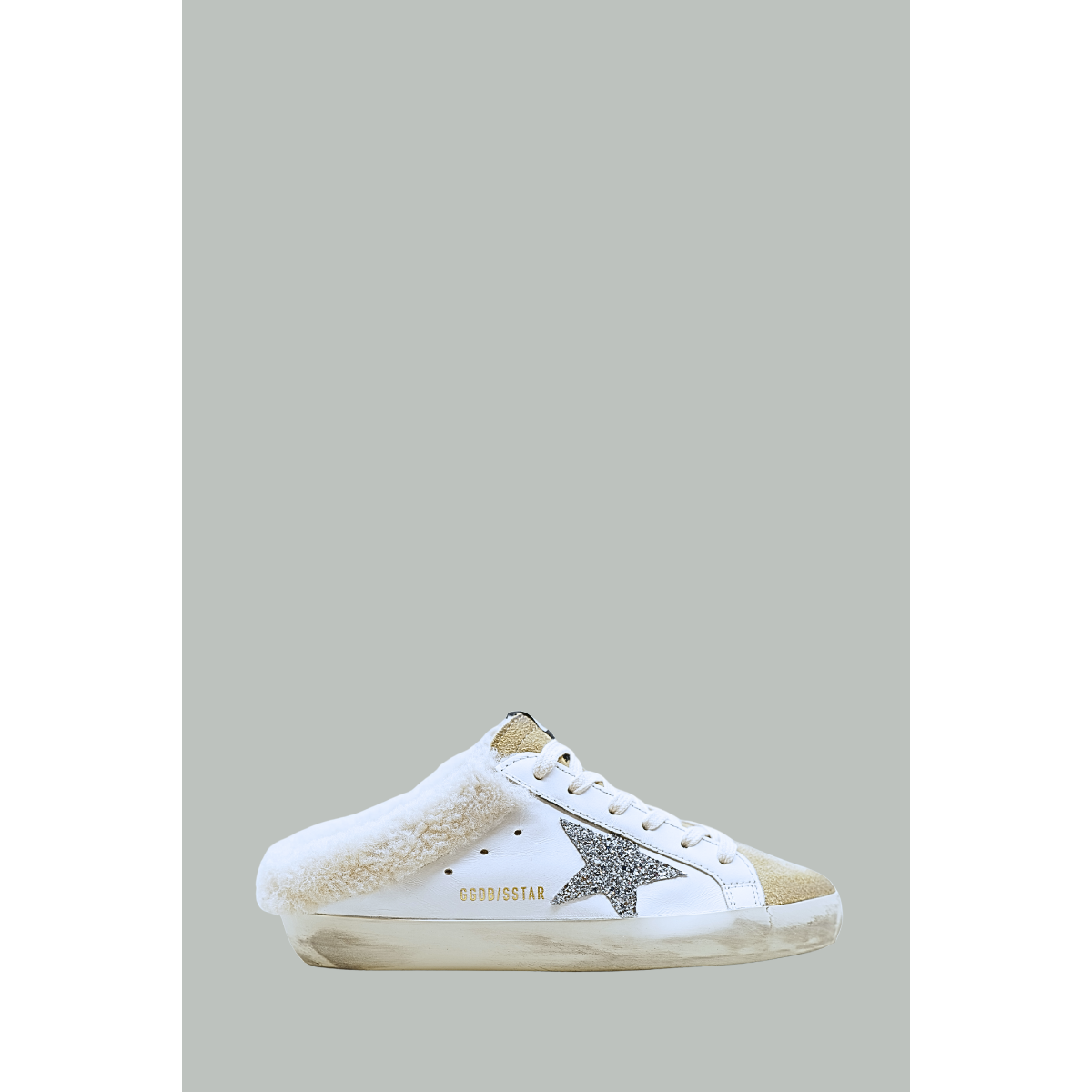 Mules Super-Star Femme - Cappuccino / Blanc - GOLDEN GOOSE