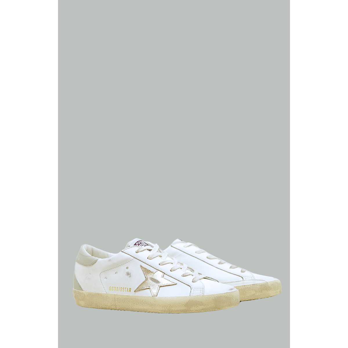 Baskets Super-Star Femme - Blanc / Gris / Platine - GOLDEN GOOSE