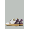 Baskets Ball Star Femme - Blanc / Violet  - GOLDEN GOOSE