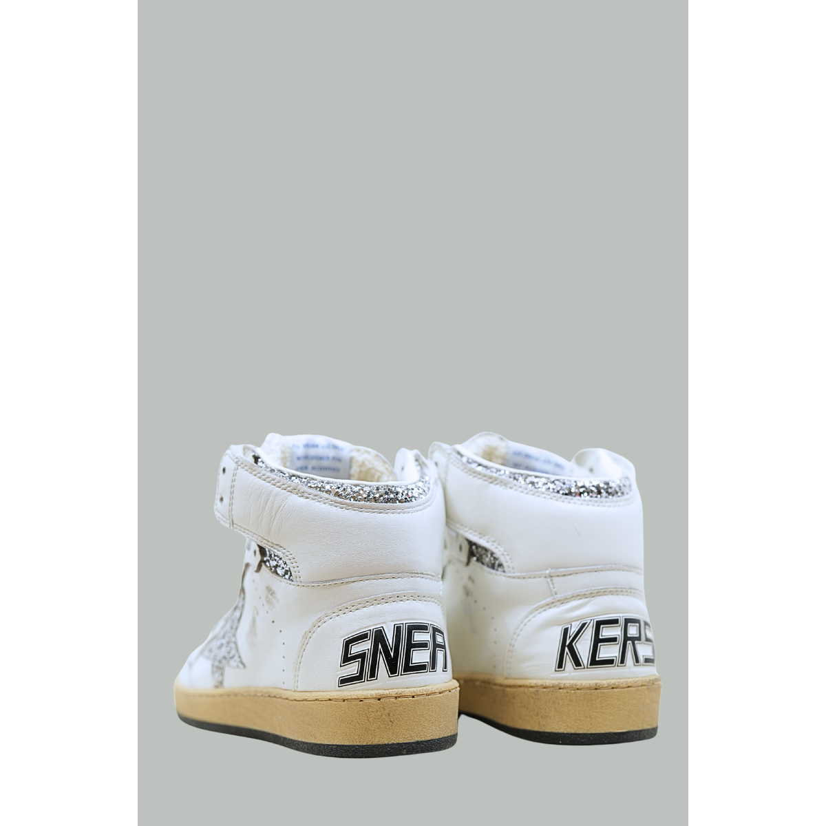 Baskets Sky-Star Femme - Blanc / Argent - GOLDEN GOOSE