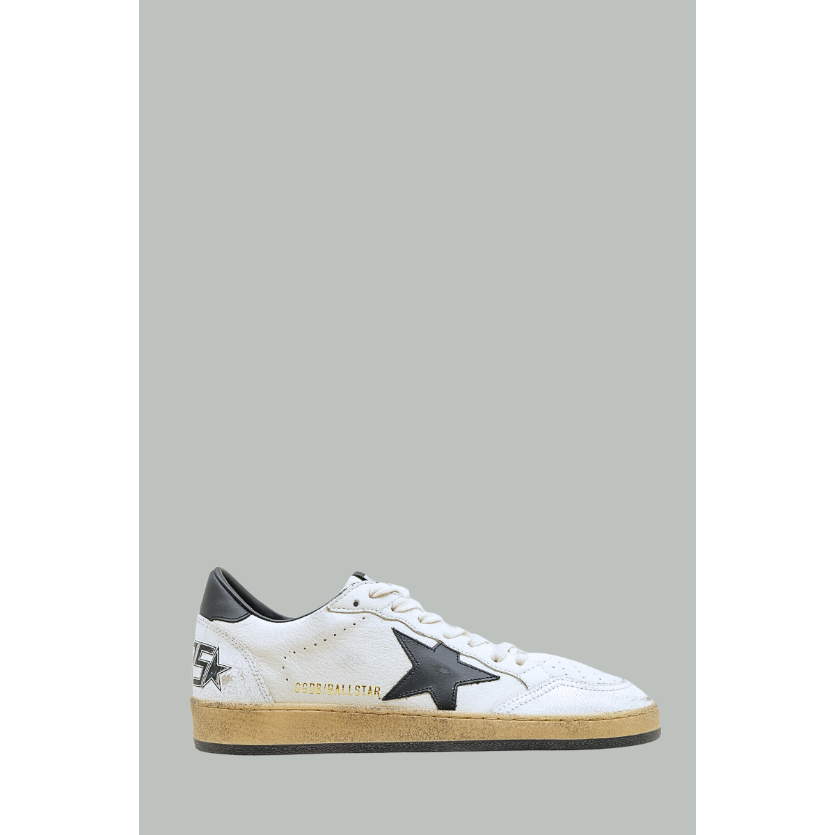 Baskets Ball Star Homme - Blanc / Noir - GOLDEN GOOSE