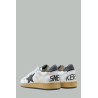 Baskets Ball Star Homme - Blanc / Noir - GOLDEN GOOSE