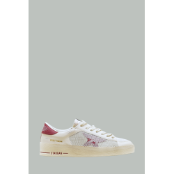 Baskets Stardan Homme - Blanc / Glace / Rouge - GOLDEN GOOSE