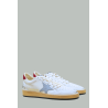 Baskets Ball Star Homme Blanc / Bleu Argent  / Rouge - GOLDEN GOOSE