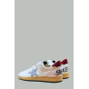 Baskets Ball Star Homme Blanc / Bleu Argent  / Rouge - GOLDEN GOOSE