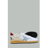 Baskets Ball Star Homme Blanc / Bleu Argent  / Rouge - GOLDEN GOOSE