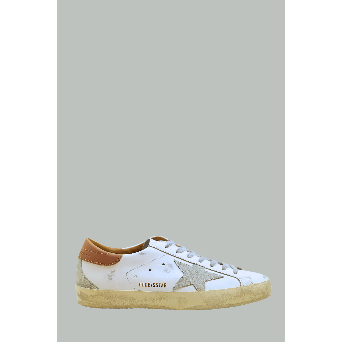 Baskets Super-Star Homme Blanc / Marron - GOLDEN GOOSE