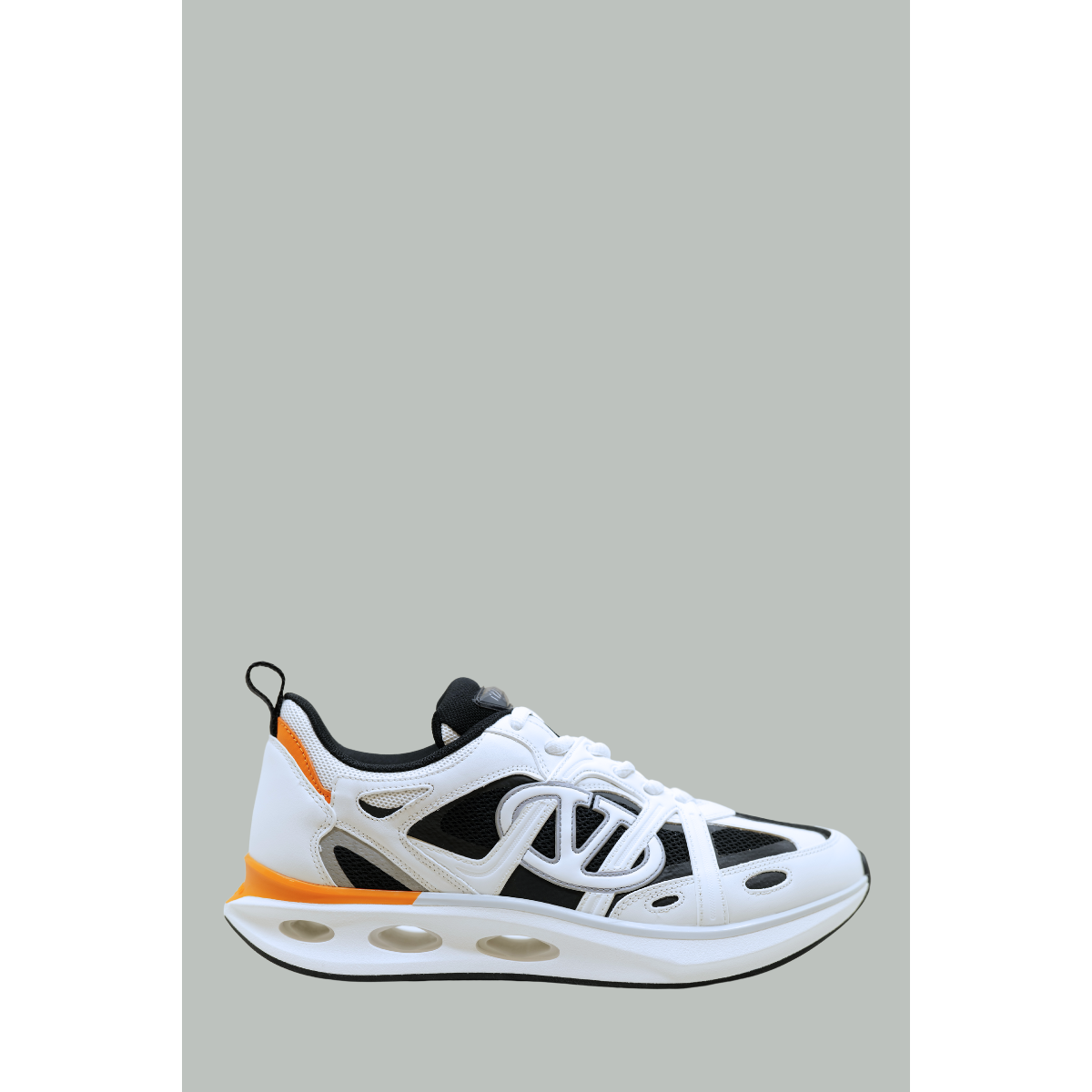 Baskets Easy Jog - Noir / Blanc / Orange- VALENTINO