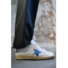 Baskets Ball Star Homme - Blanc / Bleu - GOLDEN GOOSE