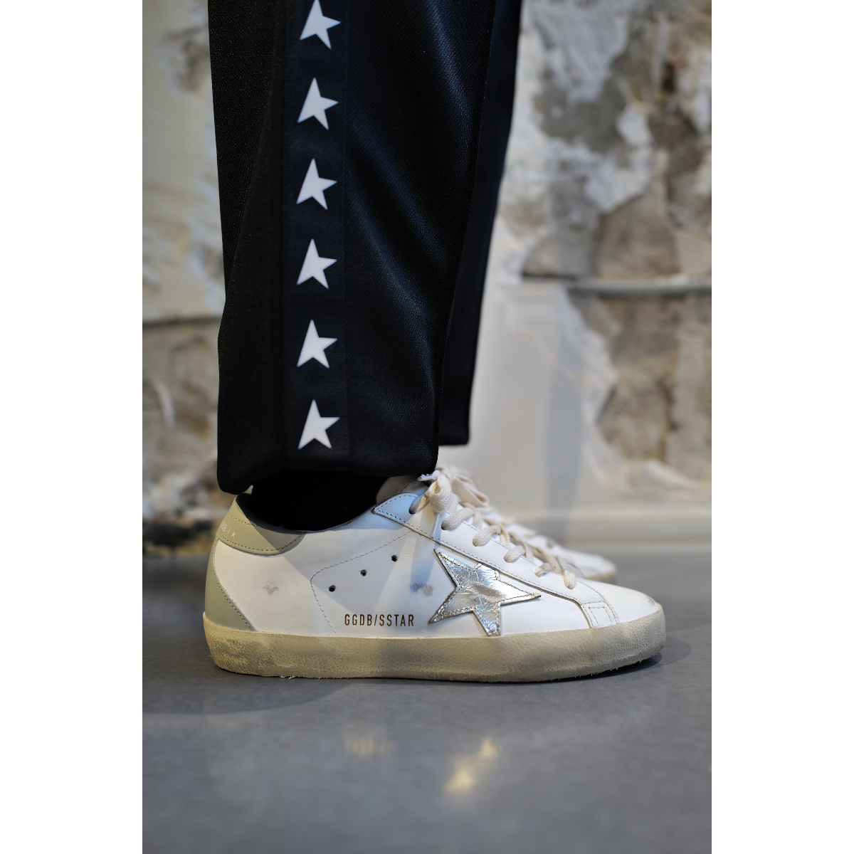 Baskets Super-Star Femme - Blanc / Gris / Platine - GOLDEN GOOSE