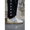 Baskets Super-Star Femme - Blanc / Gris / Platine - GOLDEN GOOSE