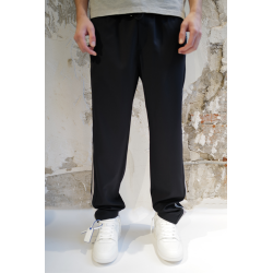 Pantalon en gabardine - Noir et Blanc - MONCLER