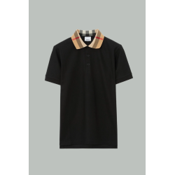 Polo en coton - Noir -  BURBERRY
