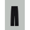 Pantalon de jogging avec étoiles blanches sur les côtés - Noir  - GOLDEN GOOSE
