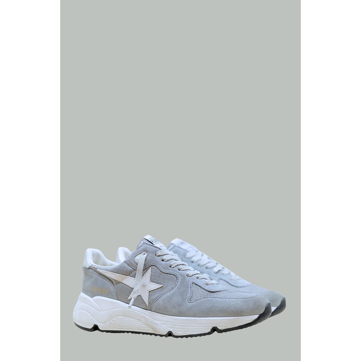 Baskets Running Sole Homme - Gris  - GOLDEN GOOSE