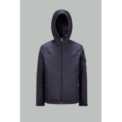 Veste de pluie à capuche etiache - Bleu nylon - MONCLER