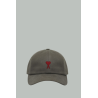 Casquette broderie ami de coeur - Kaki - AMI PARIS