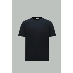 T- shirt en coton - Bleu Marine - MONCLER