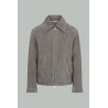 Veste en cuir - Beige - AMI PARIS