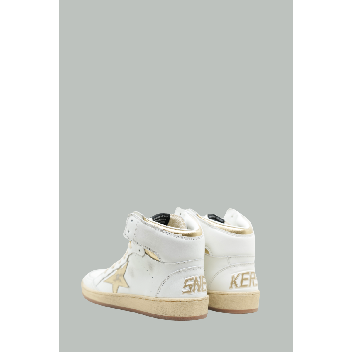 Baskets Sky-Star Femme - Blanc / Or - GOLDEN GOOSE