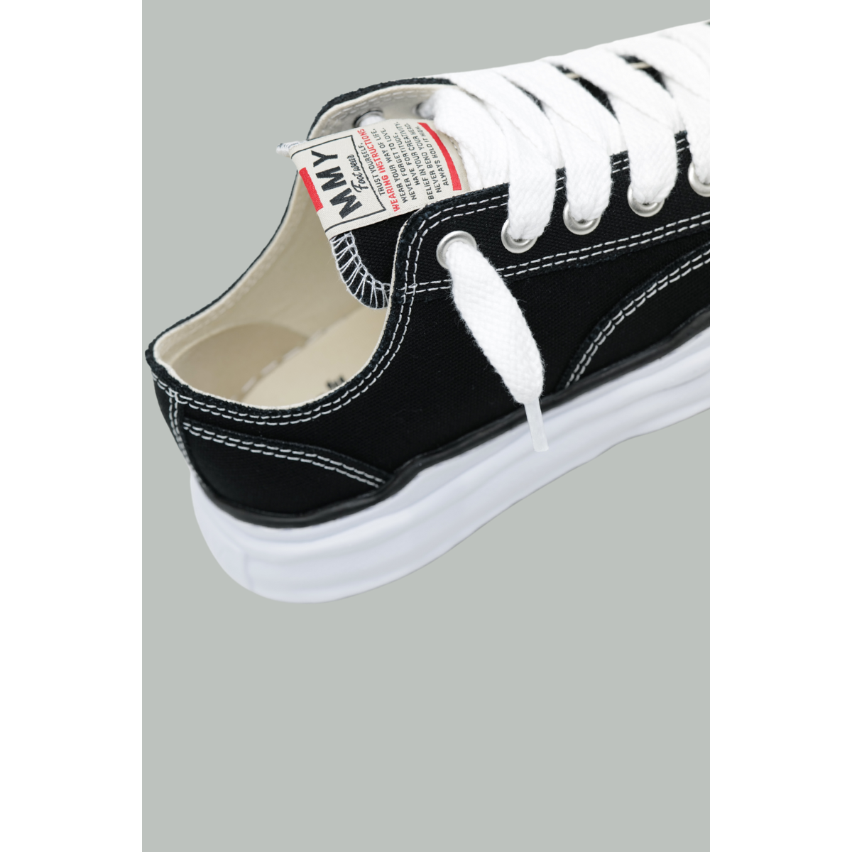 Baskets Peterson En Toile - Homme - Noir - MAISON MIHARA YASUHIRO