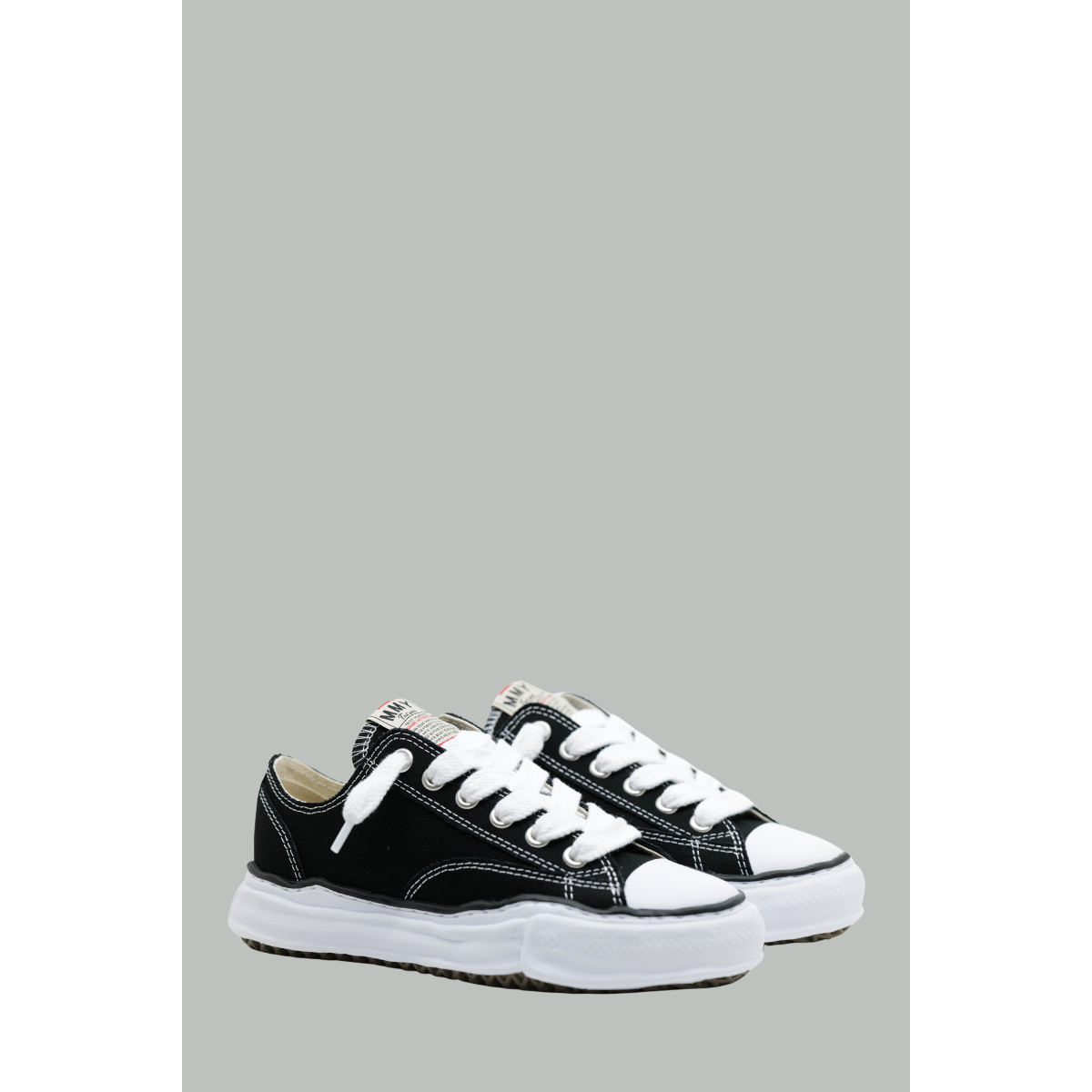 Baskets Peterson En Toile - Homme - Noir - MAISON MIHARA YASUHIRO