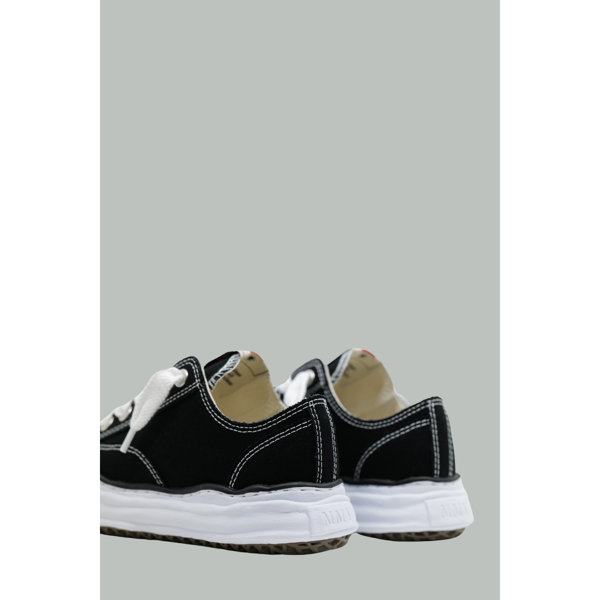 Baskets Peterson En Toile - Homme - Noir - MAISON MIHARA YASUHIRO