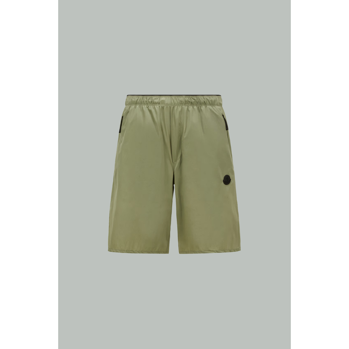 Short à empiècement logo – vert sauge – MONCLER