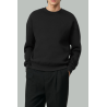 Sweatshirt Noir Ami de Coeur En Coton - Noir - AMI PARIS