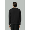 Sweatshirt Noir Ami de Coeur En Coton - Noir - AMI PARIS