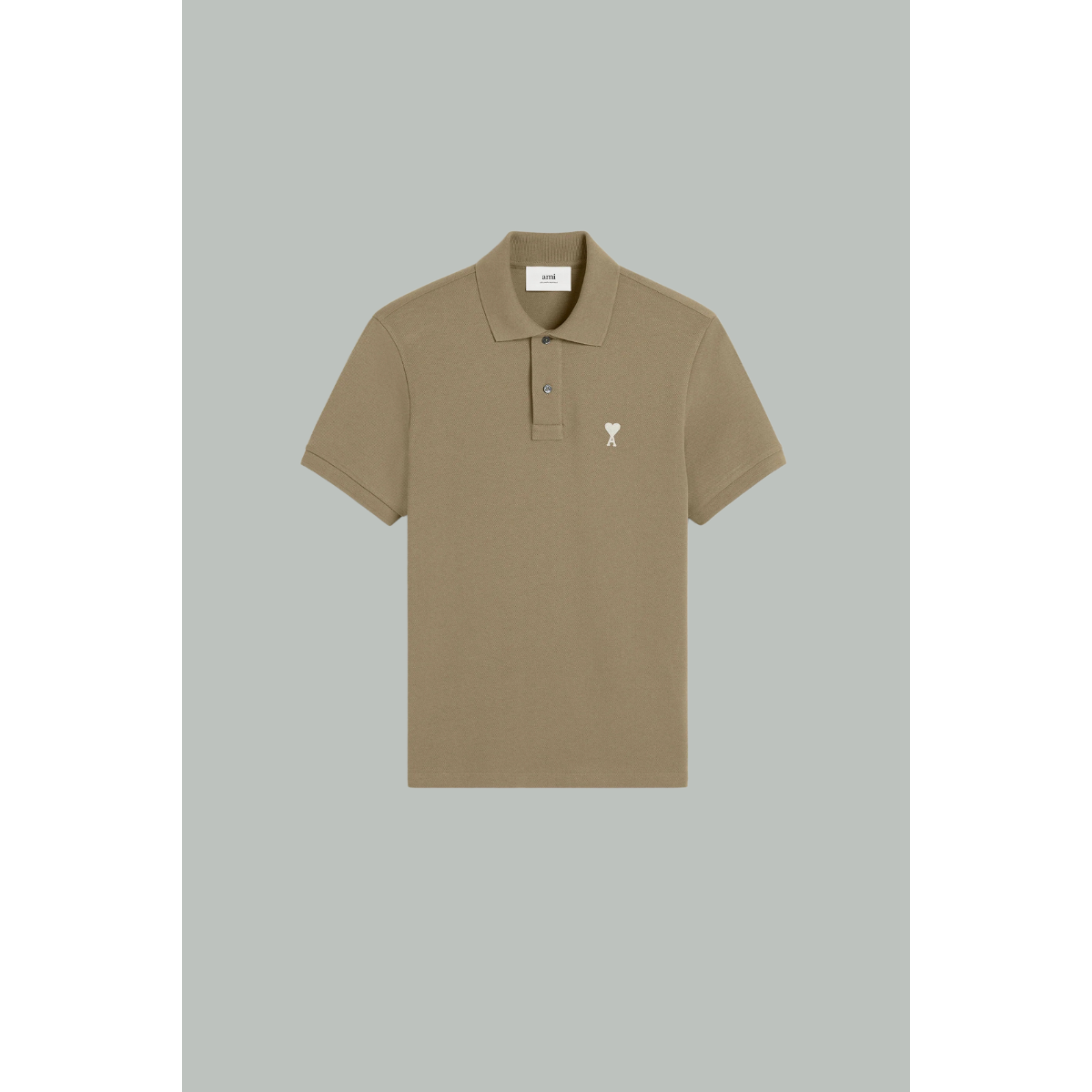 Polo Ami de cœur - Vert - AMI PARIS