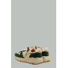 Baskets Running Sole Femme - Blanc/ Vert/ Argenté - GOLDEN GOOSE