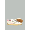 Baskets Super-Star Femme - Blanc/ Glace/ Rose clair - GOLDEN GOOSE