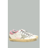 Baskets Super-Star Femme - Blanc/ Glace/ Rose clair - GOLDEN GOOSE