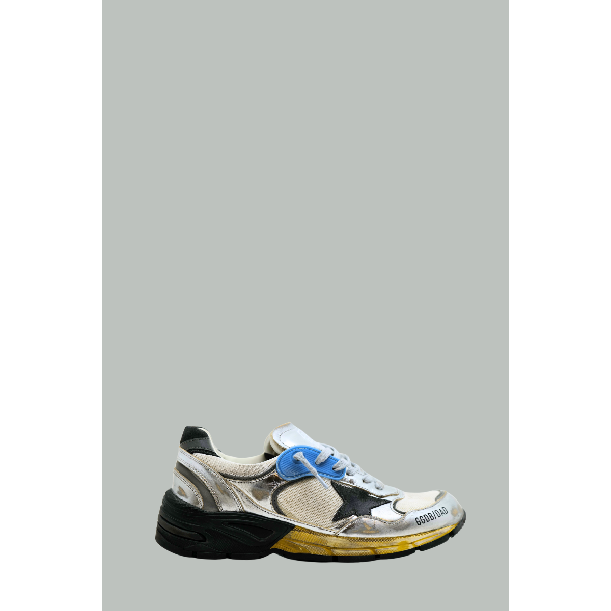 Baskets Dad-Star homme - Blanc/Bleu/Argent - GOLDEN GOOSE