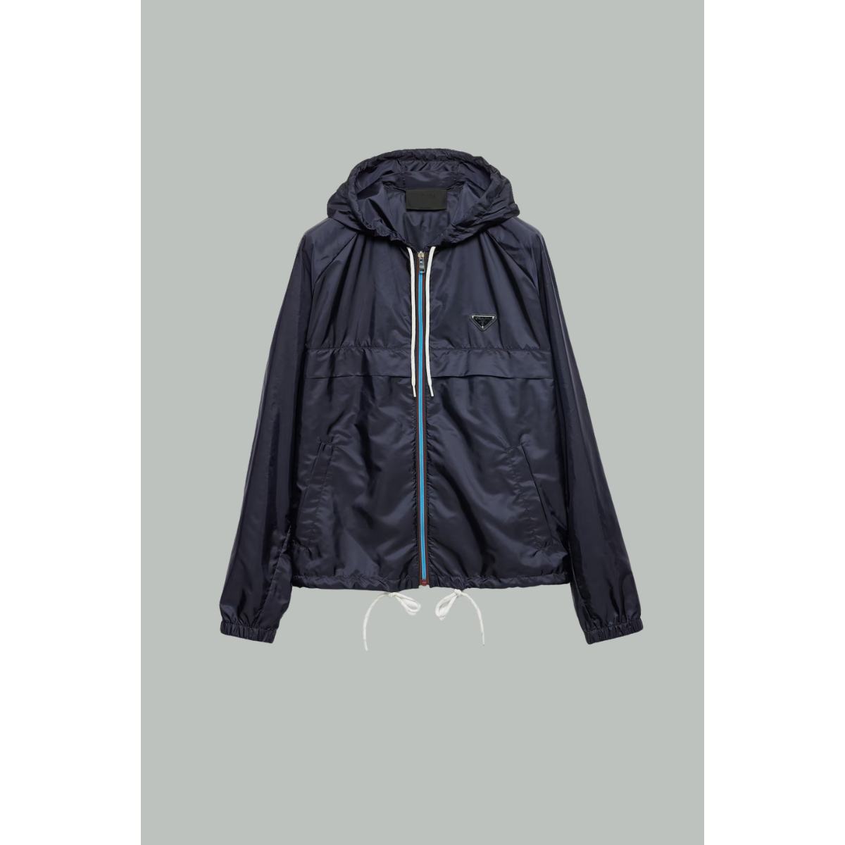 Blouson en Re-Nylon - Bleu - PRADA